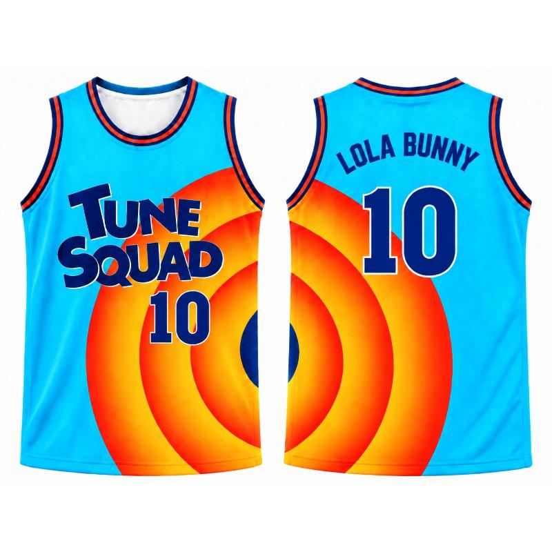 2026 Nuovo Looney Tunes Space Jam 2 Tune Squad Canotta da Basket Bugs Bunny Paperino Tasso Tweety Bambini Adulti Unisex