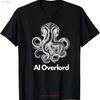 AI Overlord Programmer Coding IT Humor T Shirt Vintage Washed Soft Comfortable Stretched Designer Clothes Casual Slightly