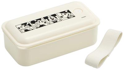 Skater Bento Kutusu Gümüş İyon Antibakteriyel Kabarık Paketleme Entegre Tip 1 Katman 530ml Mickey Mouse Disney PAL5AG Ag+