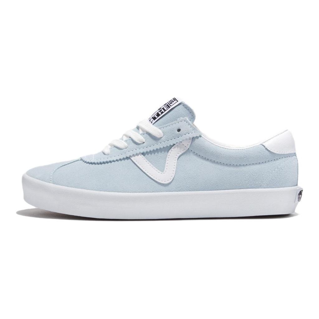 Vans Bequeme Schlichte Low-Top Skate Schuhe Unisex Sneaker Blau Weiß VN000CTDYF5