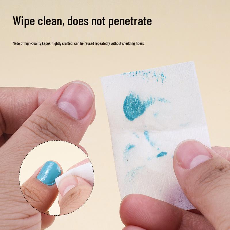 Durable, Lint-Free Nail Polish Remover Pads - Ideal for Manicures and Beauty Salons