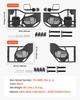 Jeep Tube Doors, 4-Door, Fit for 2018-2026 Jeep Wrangler JL & 2020-2026 Gladiator JT, Flag Pattern Off Road Front & Rear Tubular Half Doors with DOT