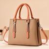 Large Capacity Sense Fashion Trend Women's Shoulder Bag Atmospheric Simple Contrasting Color Handbag Bag