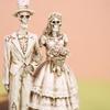 Skeleton Couple Resin Ornaments Halloween Skeleton Couple Home Desktop Porch Garden Decorations
