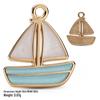 Colorful Alloy Ocean Charm Pendant for DIY Bracelets & Keychains