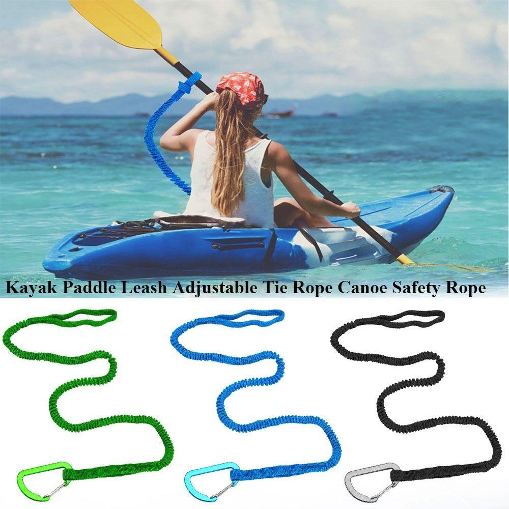 

4 Colors Kayak Paddle Leash with Safety Hook Canoe Safety Rope New Fishing Rods for Kayak Paddles синій