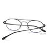 Sun Photochromic Pink/Gray/Tea Myopia Lens Prescription Spectacle Women Men Metal Oval Myopes Lunettes  0 -0.5 -1.0 -1.5 To -6.0