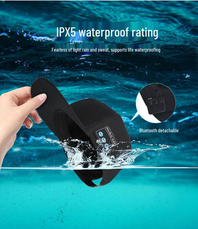 Bluetooth Speaker Sun Hat: Detachable, Washable Baseball Cap with Built-in Headset