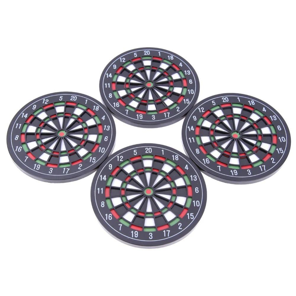 4pcs Creative Meal Mat Plastic Tea Cup Pad Crafts Cup Mat  Tea House