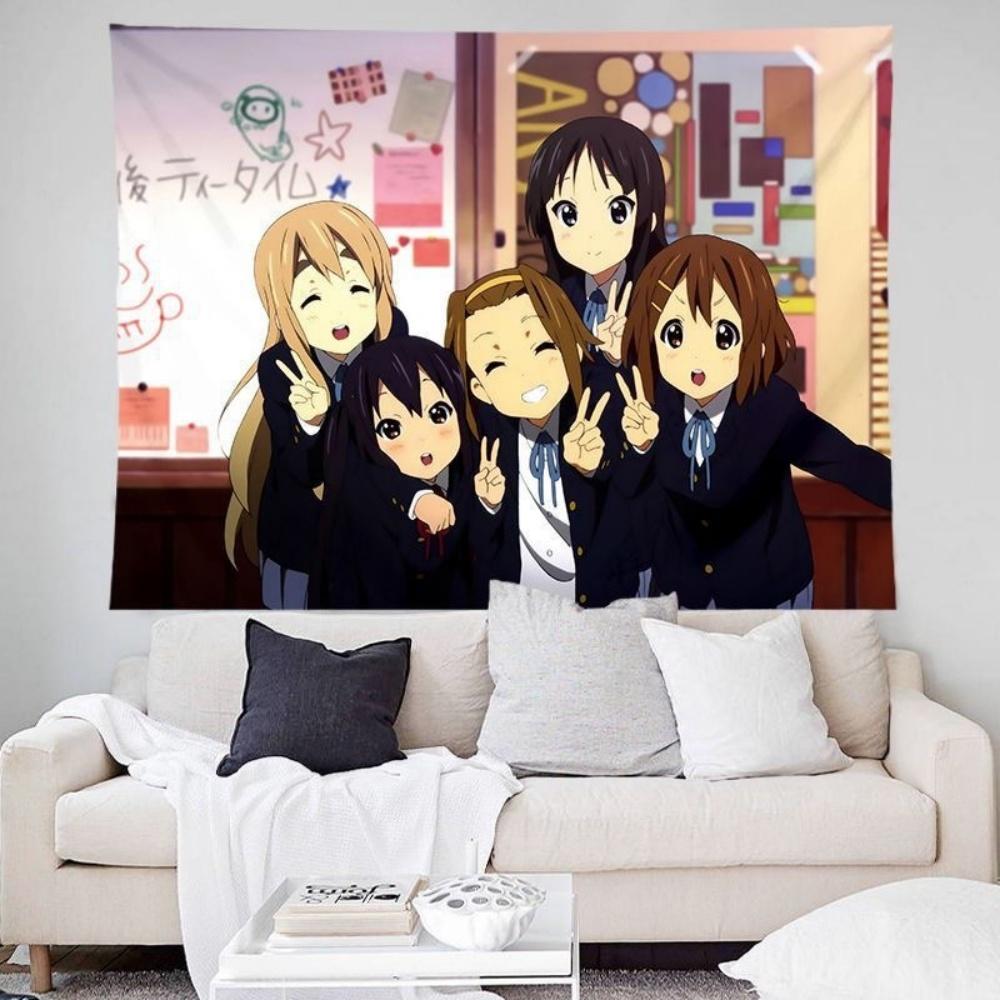 

LightOn Girls background cloth twodimensional girl bedroom dormitory decoration homestay bedside atmosphere anime tapestry 74x94cm(29x37in)