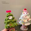 Handmade Crochet Christmas Tree Bow Ornament - Creative Holiday Gift
