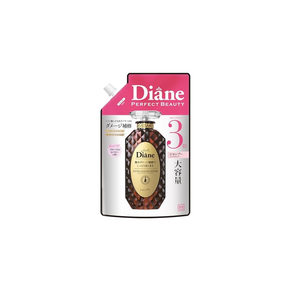 Diane DX Extra Damage Repair Shampoo Floral & Berry Scent 1000ml