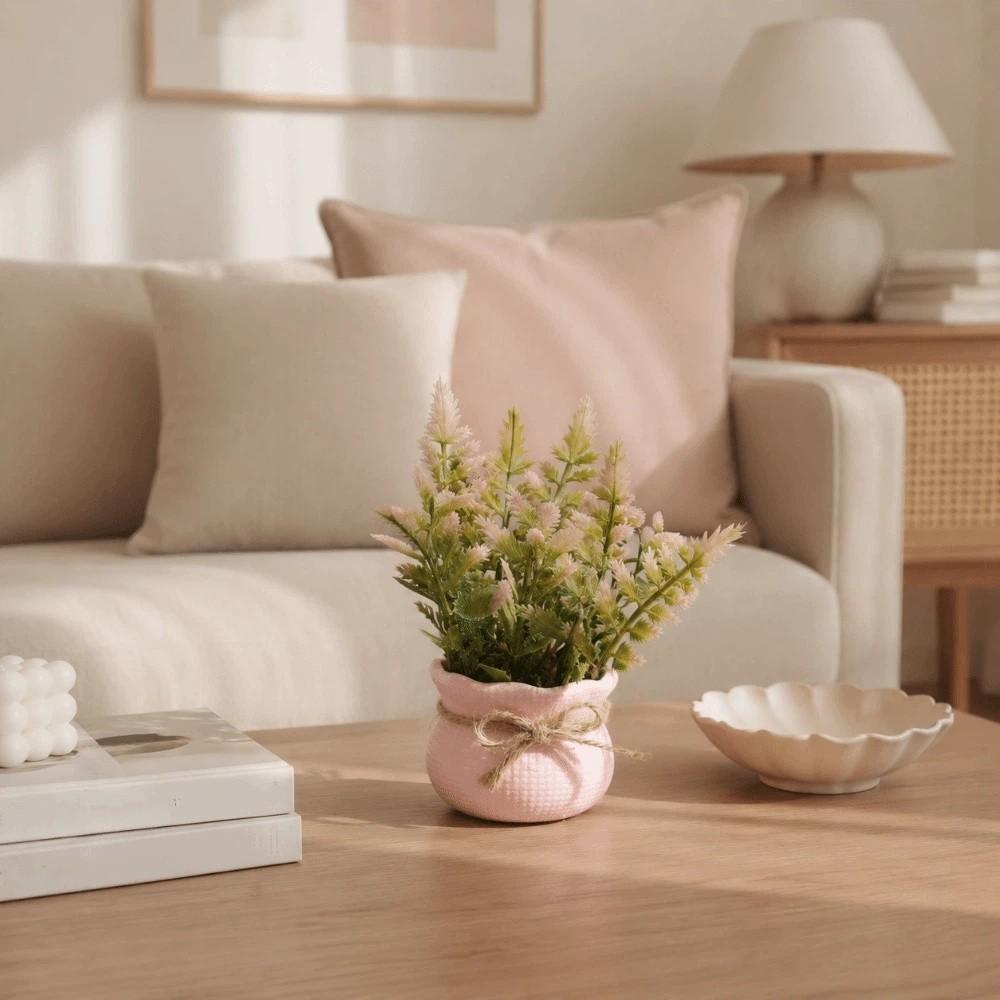 Ornaments Artificial Potted Flowers Mini Simulation Plants Gifts Potted Plants Office