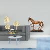 Modern Resin Horse Sculpture Decorative Figurine for Bedroom Bookshelf Office Entrance Shelf