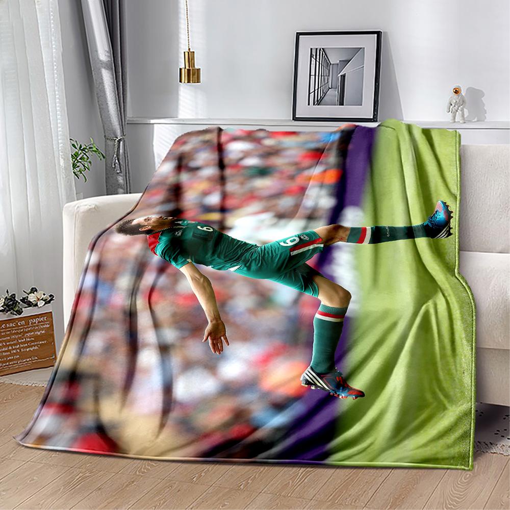 Mexico's Player Victory. Blanket Warmthful Decor Perfect for Chair Livingroom Office Chair for All Seasons Modern