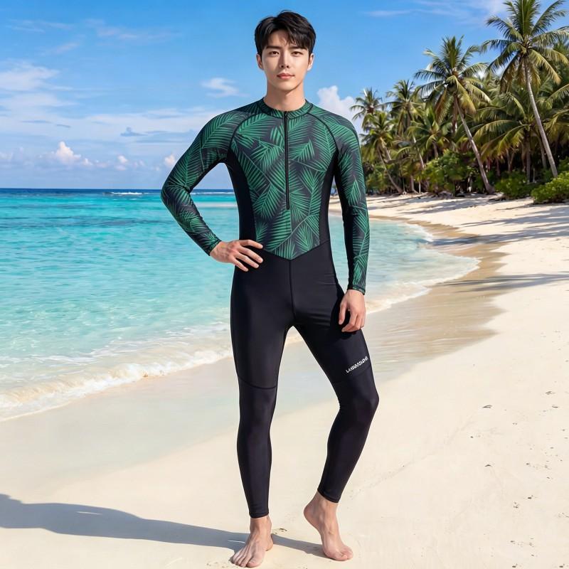 Mens Full Coverage Rash Guard Suit