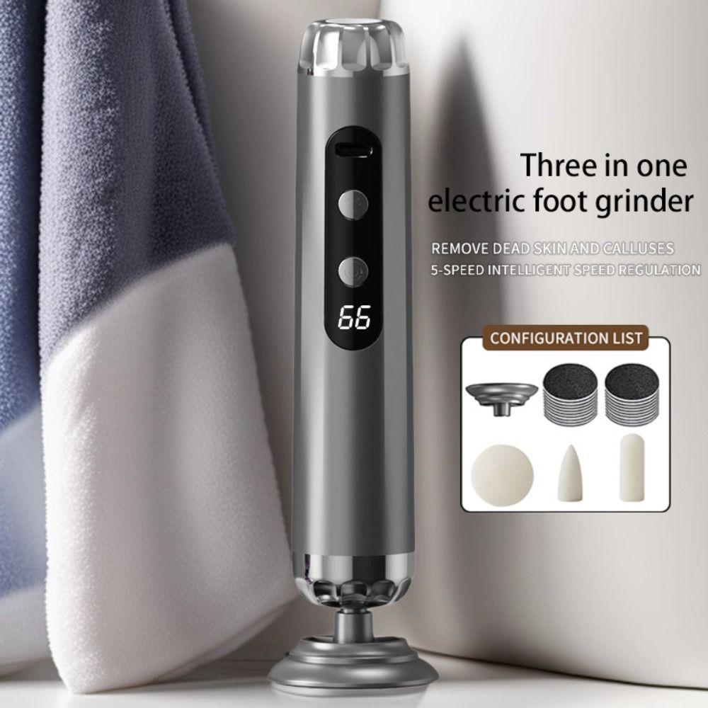 Adjustable Electric Foot File with Sandpaper Discs Automatic Foot Grinder  Callus Removal