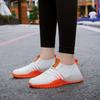 Women Shoes New Large Size Mesh Fashion Casual Sports Bottom Sneakers Running Punk Shoes Couple Loafers Woven with Elastic Mesh