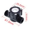 5-18V Water Flow Sensor Flowmeter Hall Flow Sensor Switch G1/2 Threads 1-30L/min For Water Heaters Coffee Machines