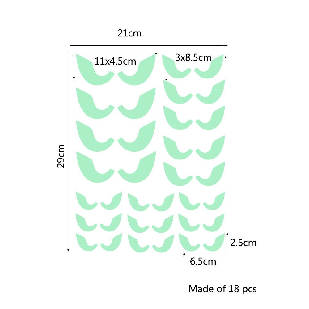 

Светящиеся наклейки с подглядывающими глазами на Хэллоуин