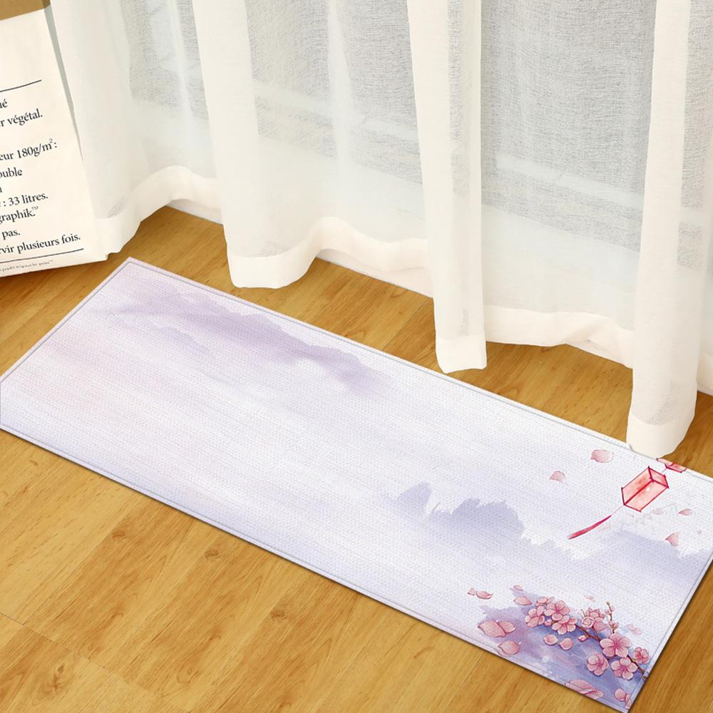 Landscape Painting, Entrance Door Mat, Bathroom, Water-Absorbing Non-Slip Floor Mat, Bedroom Bay Window Blanket, Living Room Carpet