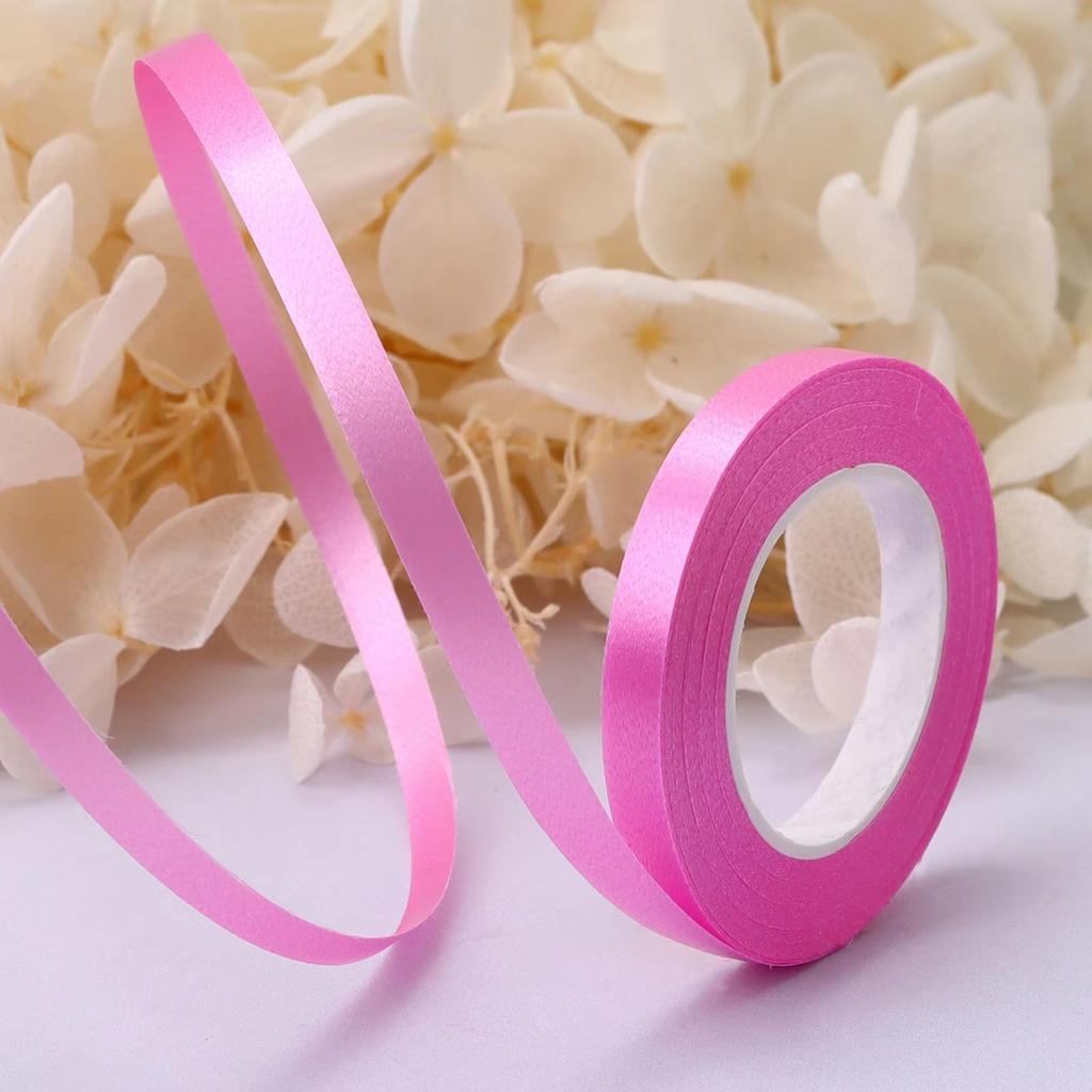 22Meter/Rolls 5mm DIY Party Decoration Balloon Ribbon Party Birthday Wedding Accessorie Laser Balloon Chain Satin Ribbons Crafts