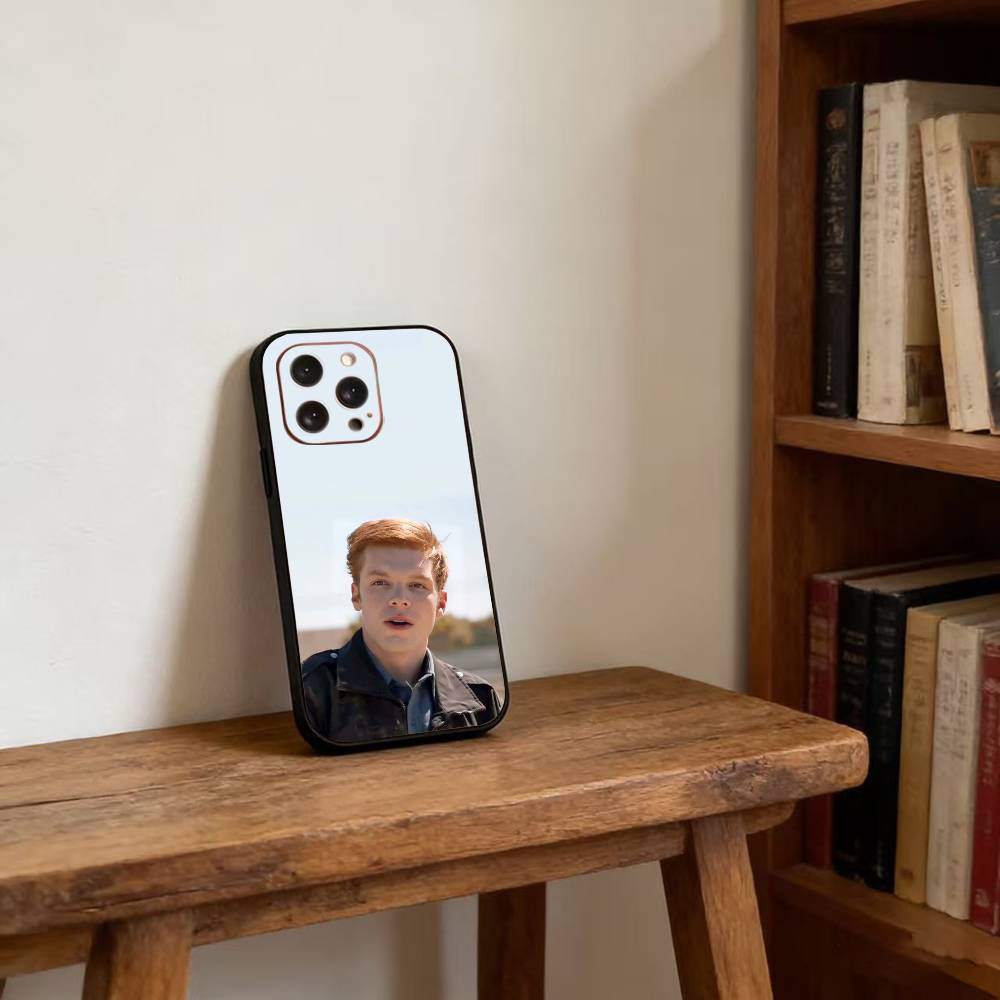 Cameron Monaghan S-Shameless Phone Case For iPhone 17,16,15,14,13,12,11 Plus,Pro Max,XS,Soft Silicone Black Cover iPhone11ProMax