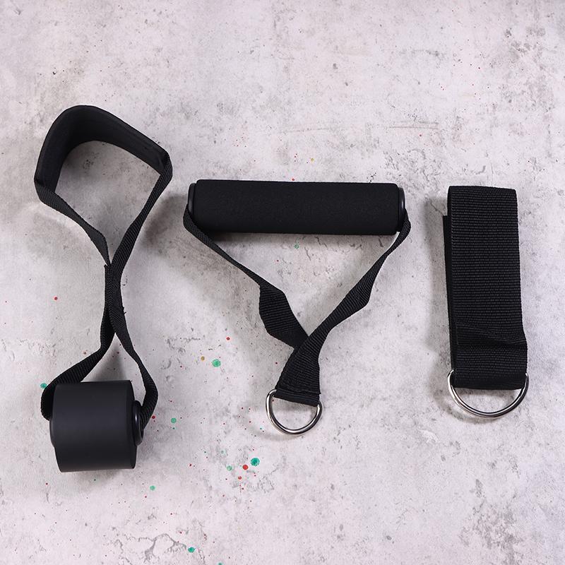 1Set Pull Rope Grip Fitness Accessories Exercise Band Handle Rally Handle For Yoga Hammock Handle Resistance Bands Foam Handle