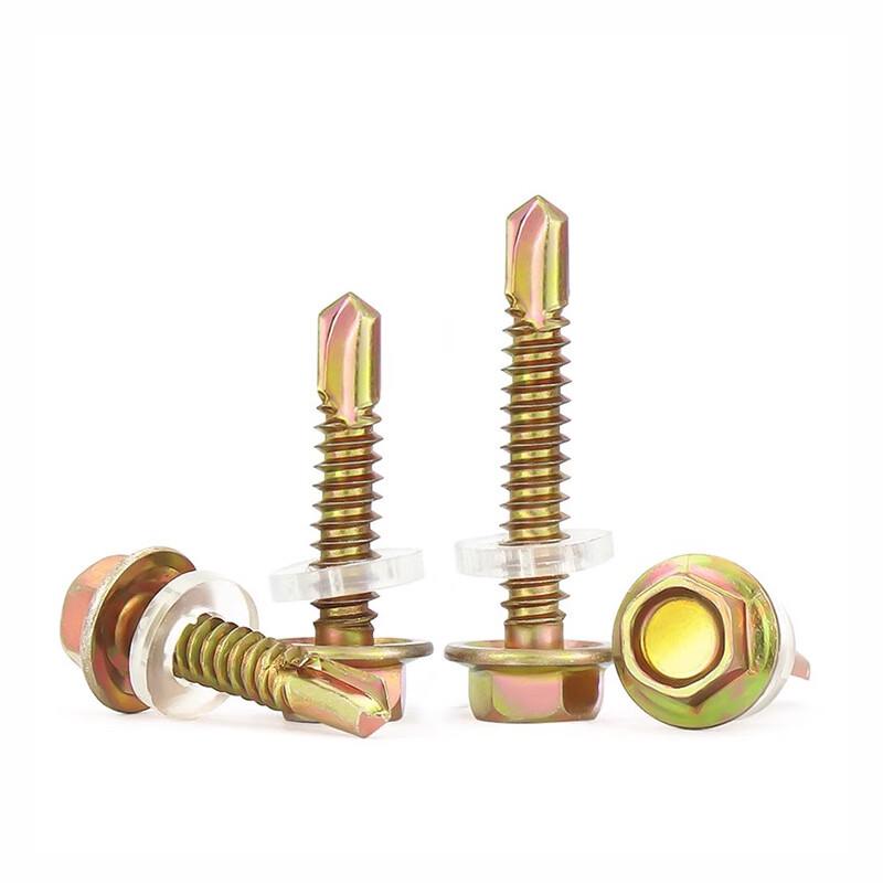 Gu Xin Color Galvanized Hex Head Self-Drilling Screws