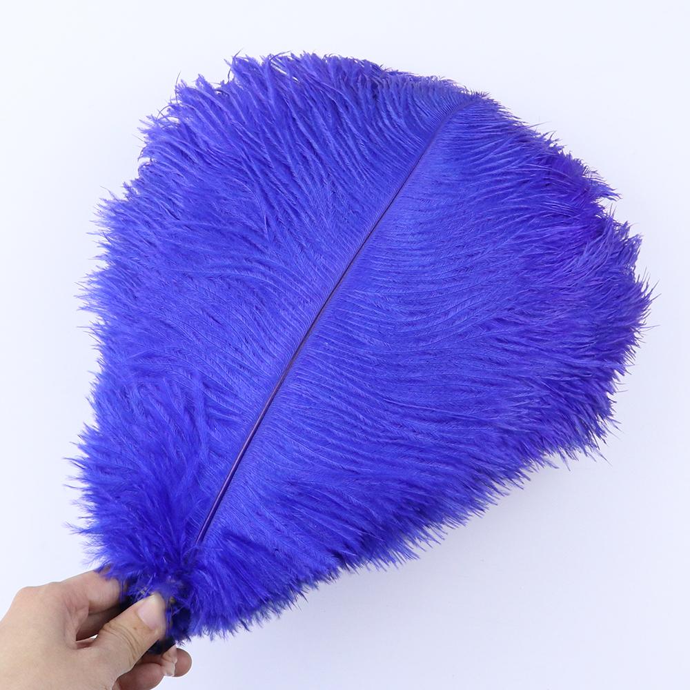 10Pcs Green Ostrich Feathers for Crafts 15-35cm Handicraft Accessories DIY Plume Starry Wedding Mask Handmade Centerpieces Decor