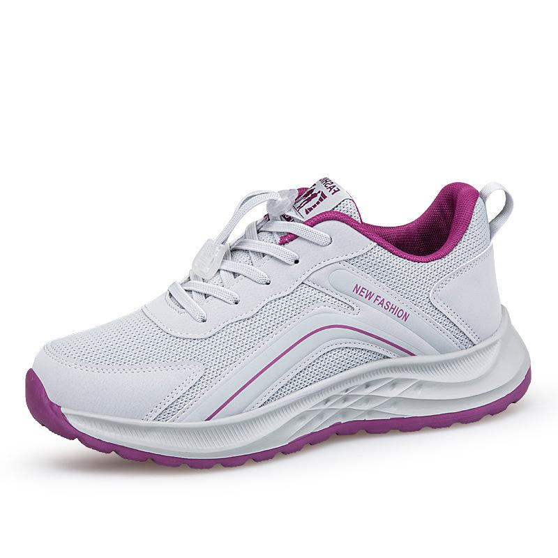 Middle-aged and elderly mother sports shoes autumn mesh breathable comfortable walking shoes casual father shoes men's and women's elderly shoes