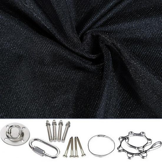 Elastic Sensory Swing: Indoor Hammock for Kids & Adults with Fixed Link Ring, Double Layer.