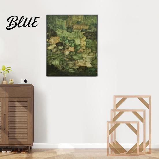 Easy Assembly Frame Wood Painting Frame, to Install Wooden Strips DIY Self Kit, Art Display Holder Decorative for Oil And Wall Stretched Bar Artistic