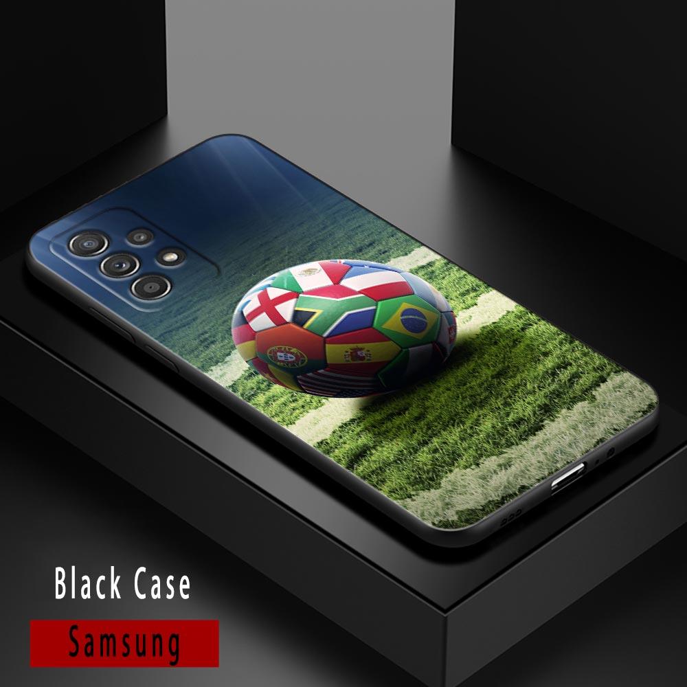 Football Passion Soccer Ball Case For Samsung Galaxy A14 A32 4G A33 5G Case A13 A23 A31 A02 A03 A22 A24 A02S Soft Silicone Cover