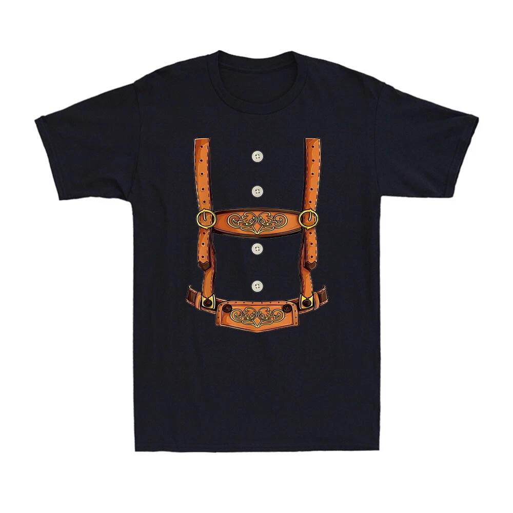 Lederhosen Apparel T-Shirt Oktoberfest German Beer Drinking Lovers Men s T-Shirt L