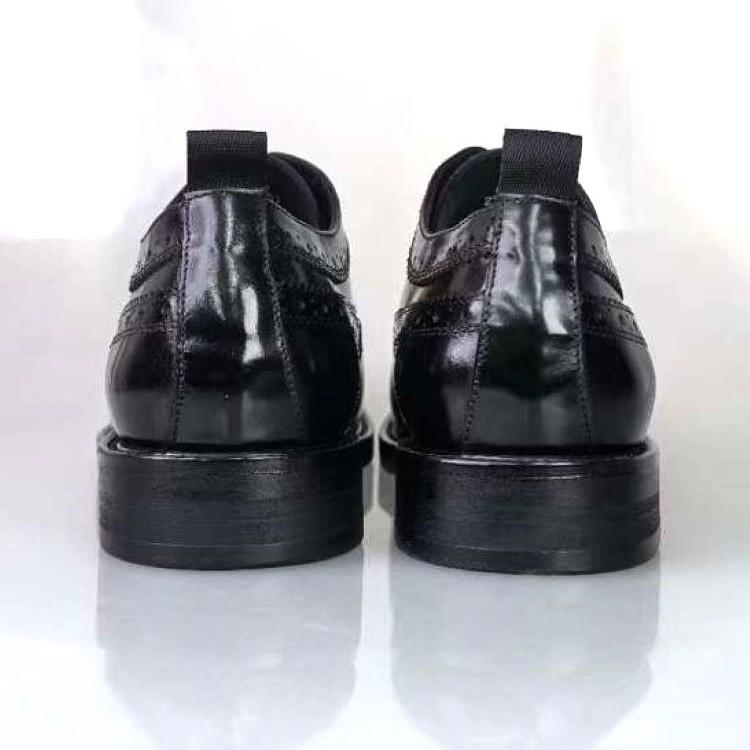 Handmade Goodyear Hip Leather Brock Carved Leather Outsole Men'S Shoes Business Casual Leather Shoes Large Size Shoes Wedding Shoes