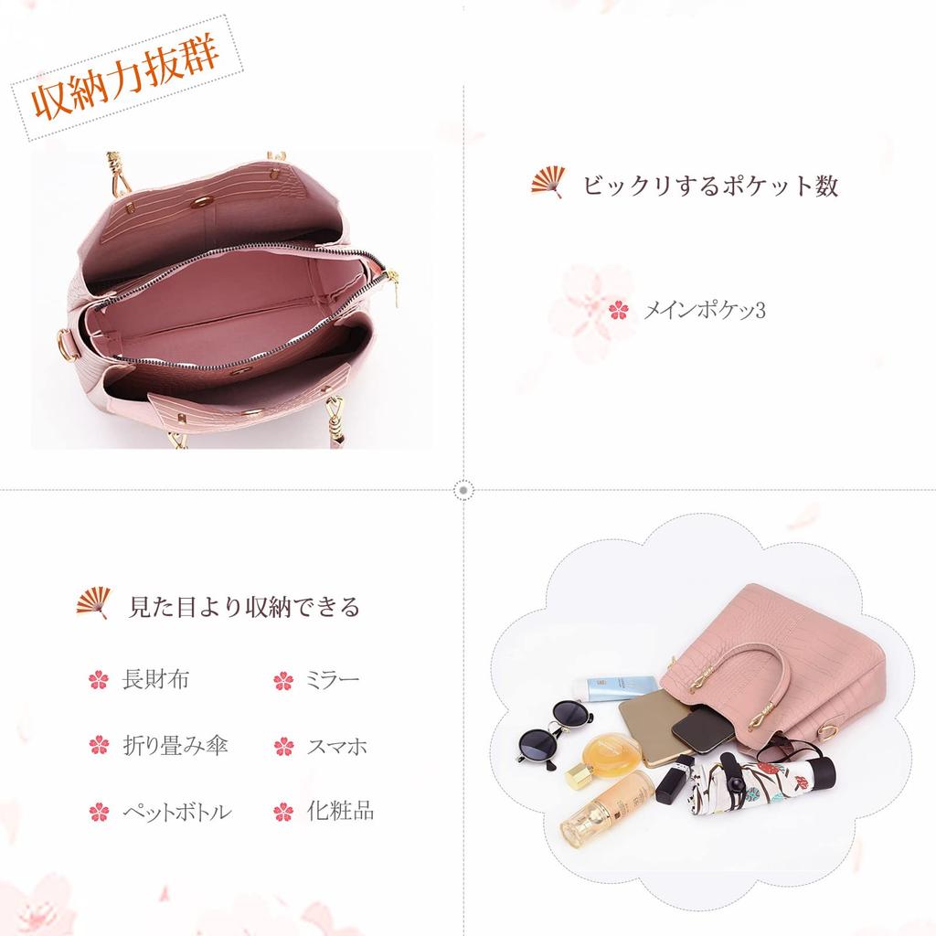 Set de Bolso de Mano para Mujer NICOLE & DORIS de 3 Capas con Relieve de Cocodrilo, con Cartera y Clutch. Bolso de Mano Impermeable de Cuero PU de Cocodrilo para el Trayecto al Trabajo. Elegante