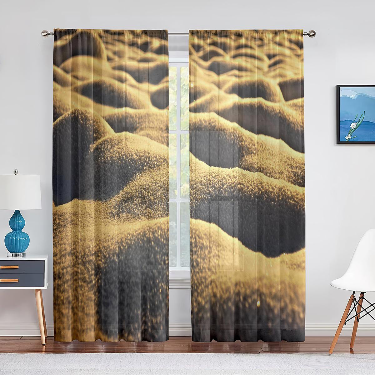 Океан Морской пейзаж Пляж Летний отдых Тема Тюль Шторы для гостиной Спальня Украшения — фото 11