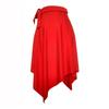 Lace Up Wrap Scarf Dancewear Solid Color Triangle Dance Skirt Latin Dance Skate Skirt  Ballroom