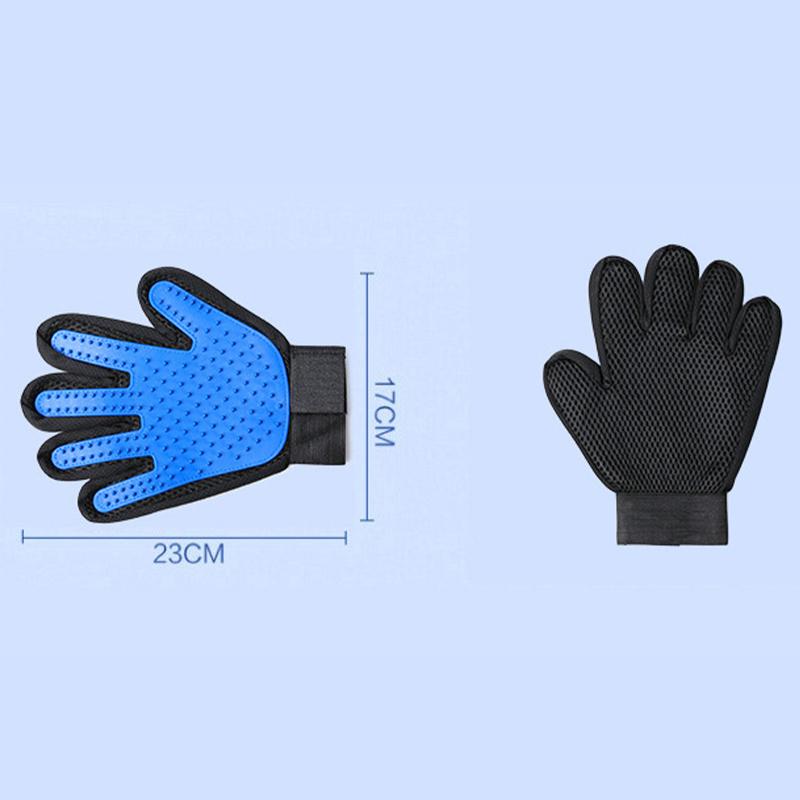 Rękawica do usuwania sierści zwierząt domowych Delikatna szczotka do pielęgnacji kota do masażu zwierząt Kąpiel z długim lub krótkim futrem Czyszczenie psów