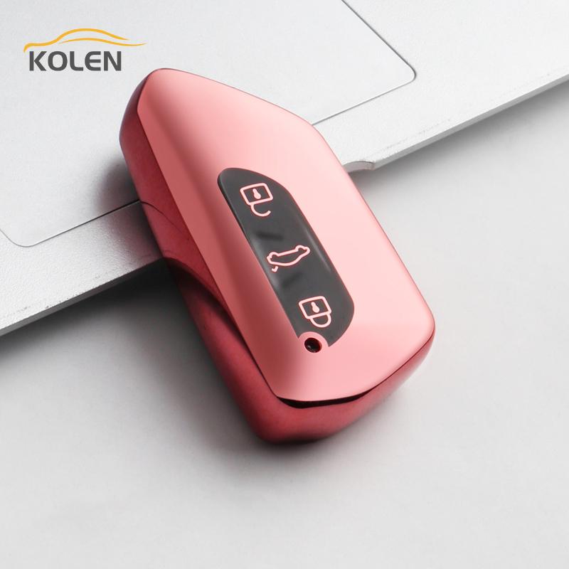

Soft Tpu Car Remote Key Case Cover Shell Fob For Vw Volkswagen Golf 8 Mk8 Skoda Octavia For Seat Leon 3 Buttons Accessories
