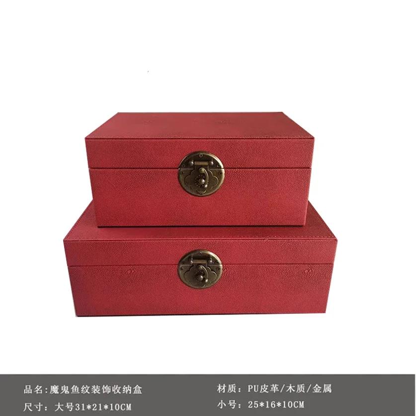Große Schmuckschatulle mit Samt-Tablett-Organizer Tragbare Vitrine für Ringe Halsketten Armbänder Ohrringe - Aufbewahrungslösung für Accessoires