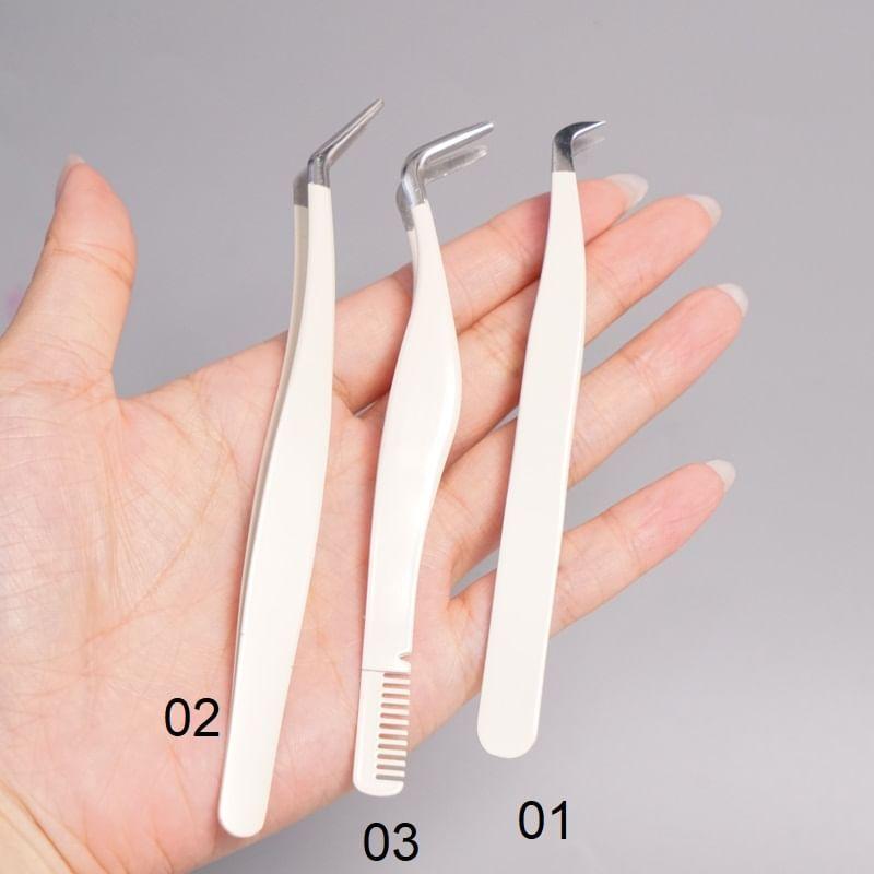 Denivyse - Alloy False Eyelashes Tweezers (Various Designs)