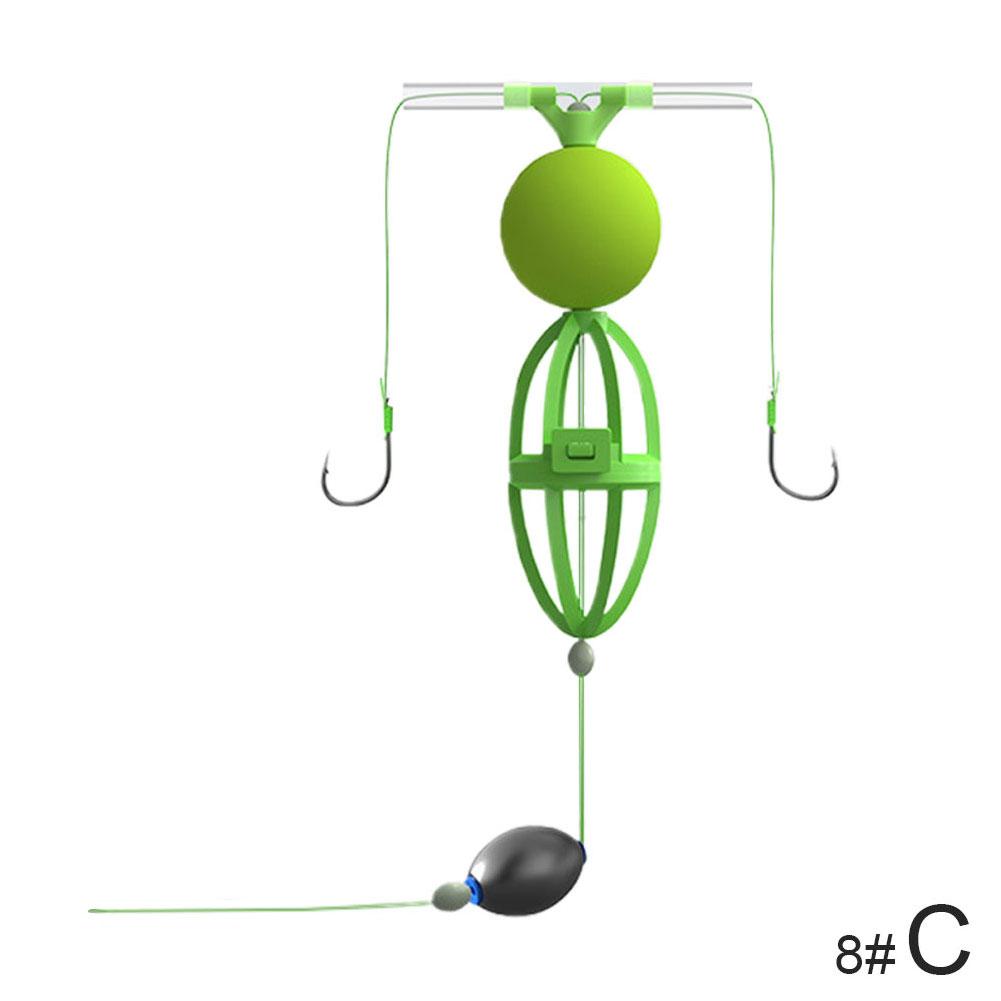 

Крючок на леске Рыболовная кормушка из углеродистой стали Набор для рыбалки Леска с поводками Кормушка Грузило Поплавок Противозакручиватель Рыболовная пружина Кормушка для прикормки