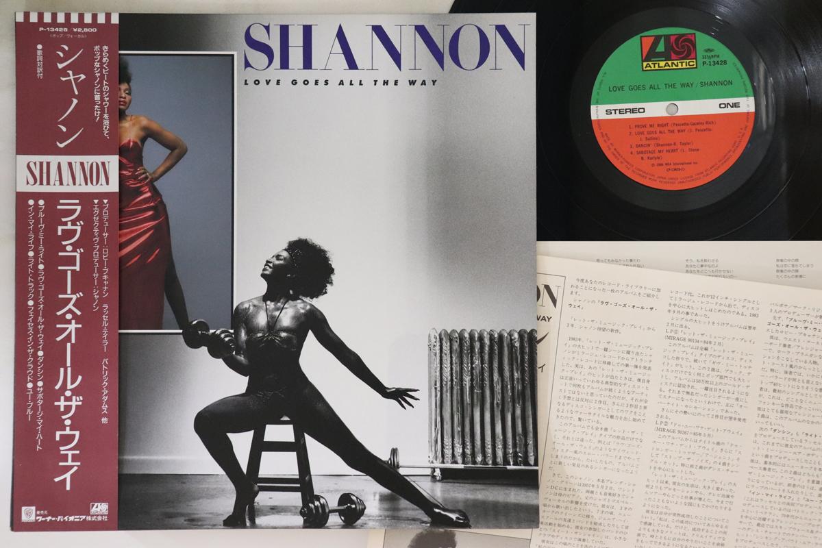 

LP Record SHANNON - Love Goes All The Way P13428 Atlantic 1986 Japan Obi Pop Used