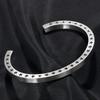 Bracelet Star Star Open Bangle Stainless Steel Silver [ZIYMU] Men's Women's zm-b-027s