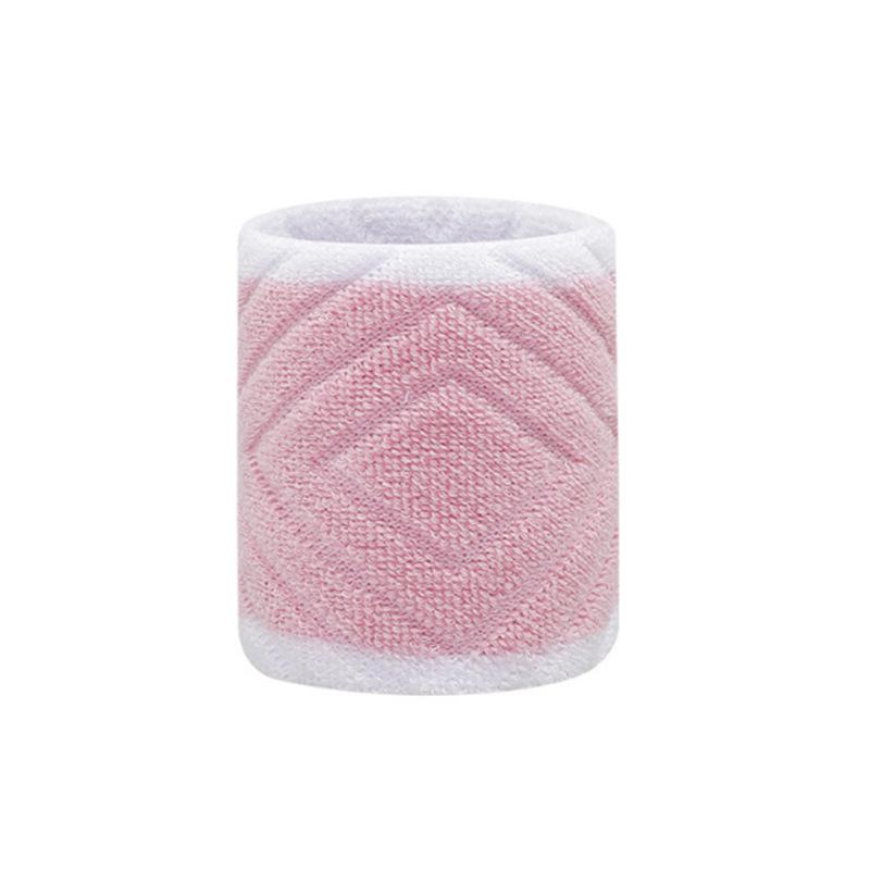 Women's Cotton Wristband with Logo Embroidery, Sweat-Absorbent for Badminton & Fitness.