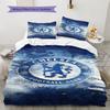The Blues logo  Pattern Bedding Quilt Set Quilt Cover Pillowcase Home Decoration Birthday Gift (1 * duvet cover + 2 * pillowcase, without core)