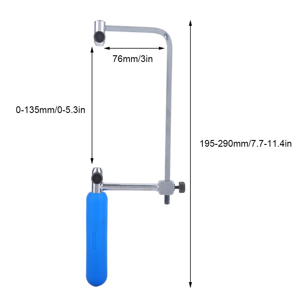 Einstellbare U förmigen Metallsäge Säge Bogen Rahmen DIY Schmuck Machen Schneidewerkzeug (BS400)
