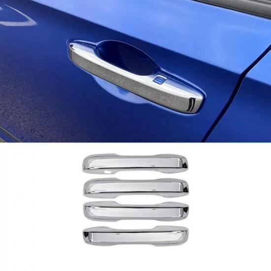 For Honda CRV CR-V  2024 ABS Chrome Silver Car door Handle Cover Trim 4Pcs